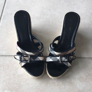 Burberry Espadrille Wedge Sandal